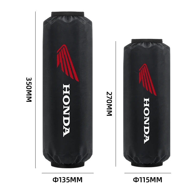 Cubierta de protección de suspensión de amortiguador trasero de motocicleta, 27cm, 35cm, para Honda CRF CB CR XR CRM CBR 125 250 300 350 400 500 600
