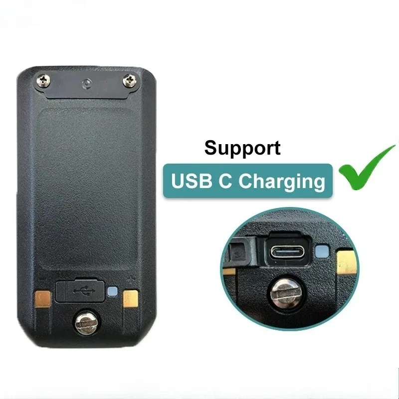 For Baofeng UV-21 Pro V2 Li-ion Battery L High Capacity DC 8.4V Typc-C Charging UV21 Pro Two Way Radio Batteries Replacements