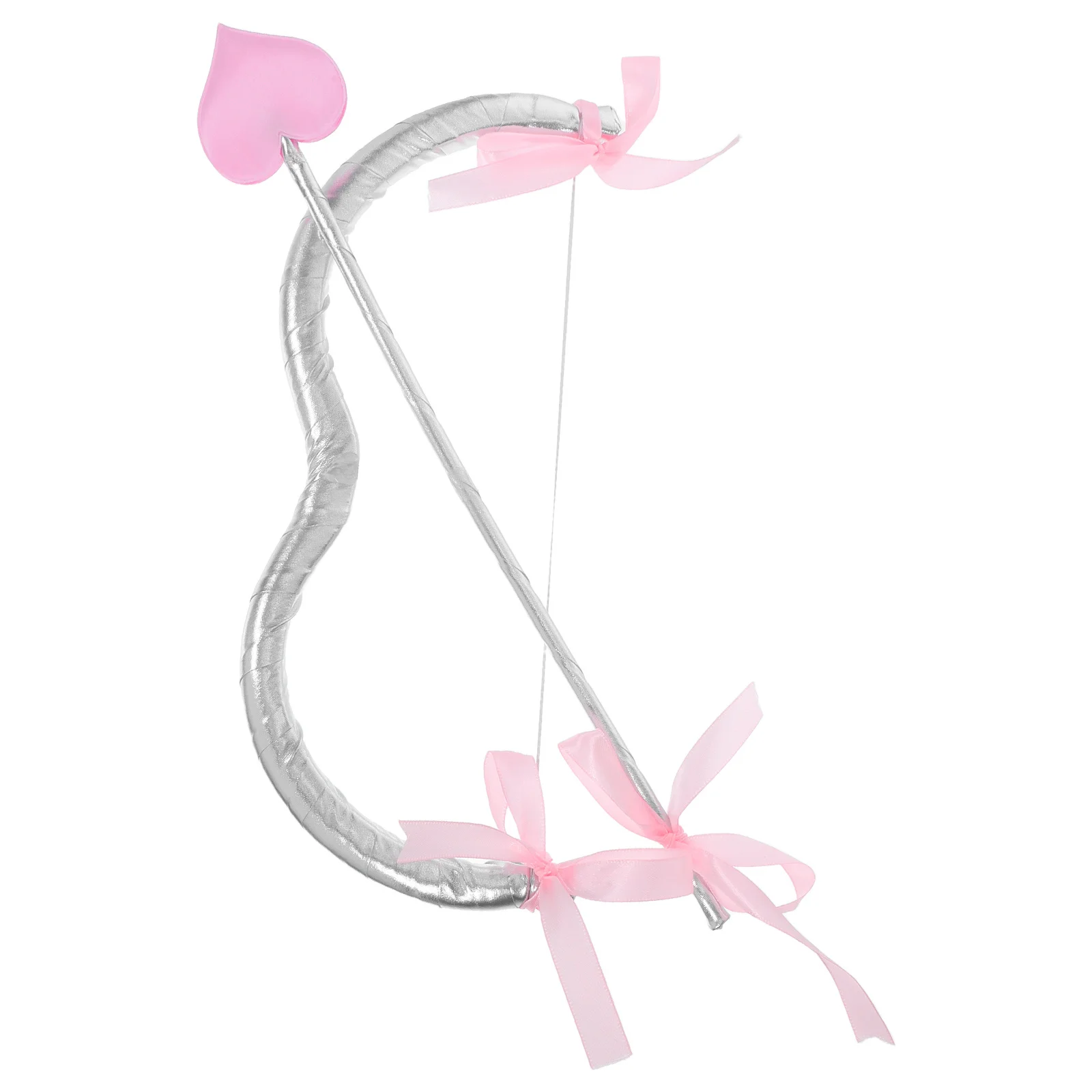 1 set 1 set Cupido Arco Freccia Prop Per San Valentino Costume Cosplay Decorazioni per feste Accessorio leggero per giochi di ruolo con realistico