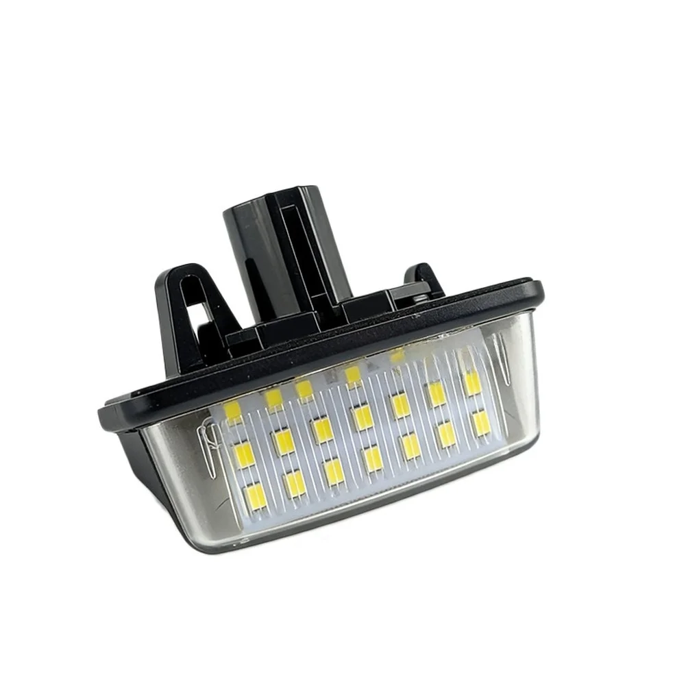 Direct Replacement LED License Plate Light Xenon White Brightness for 1997-2010 Vehicles Fits OEM Part Number 8127112503