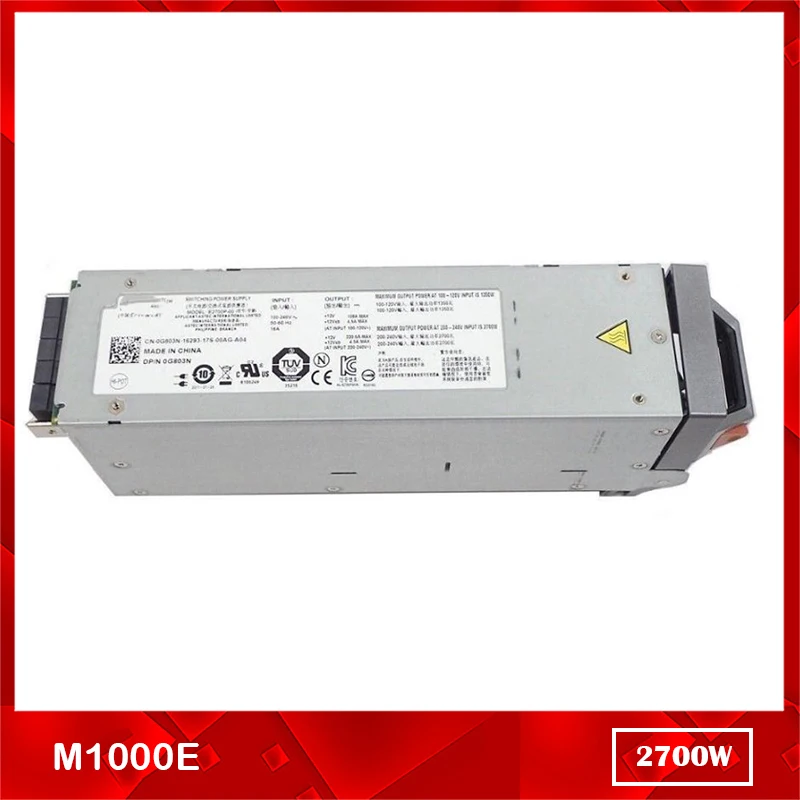 Для серверного блока питания для DELL M1000E G803N W31V2 TJJ3M CF4W2 E2700P-00 12 В 2700 а 100% Вт протестирован и отправлен