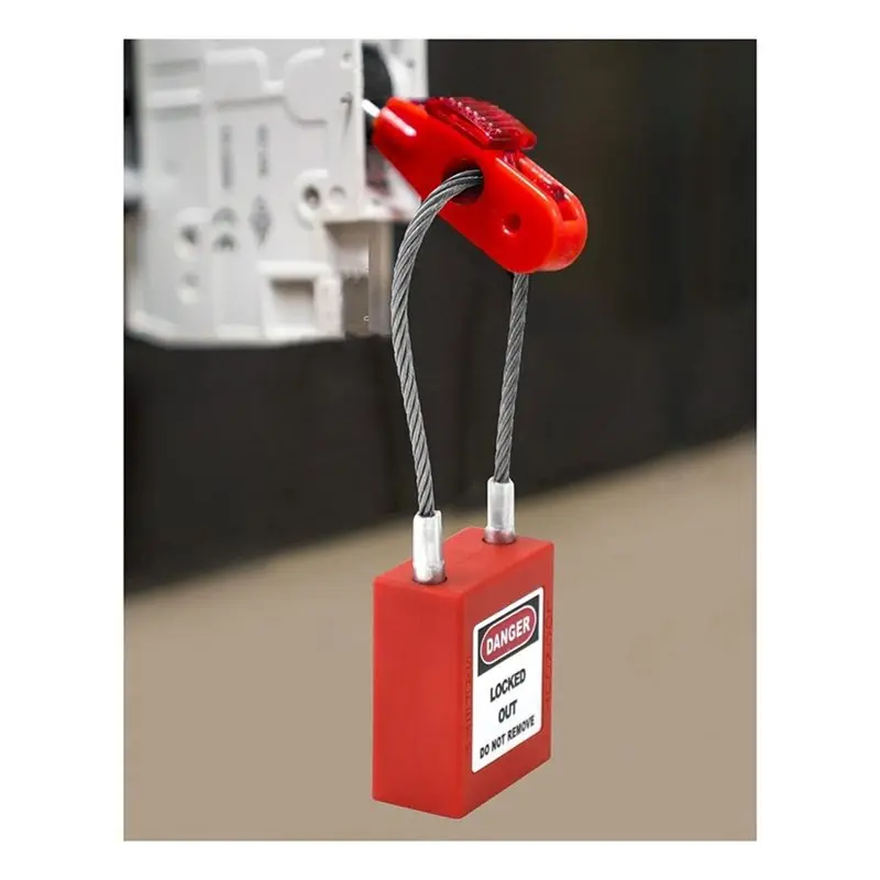 ABGH-Lockable Padlocks(4 Pack) With 8 Keys- Compact Steel Cable Security Locks Ideal For Luggage, Gates Sheds,Backpacks& More