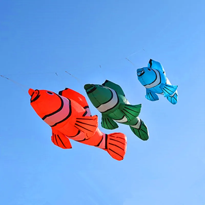Flying fish kite pendant giant soft kite flying octopus kites flying nylon toys wind kites ultra large kite toy Kites for adults
