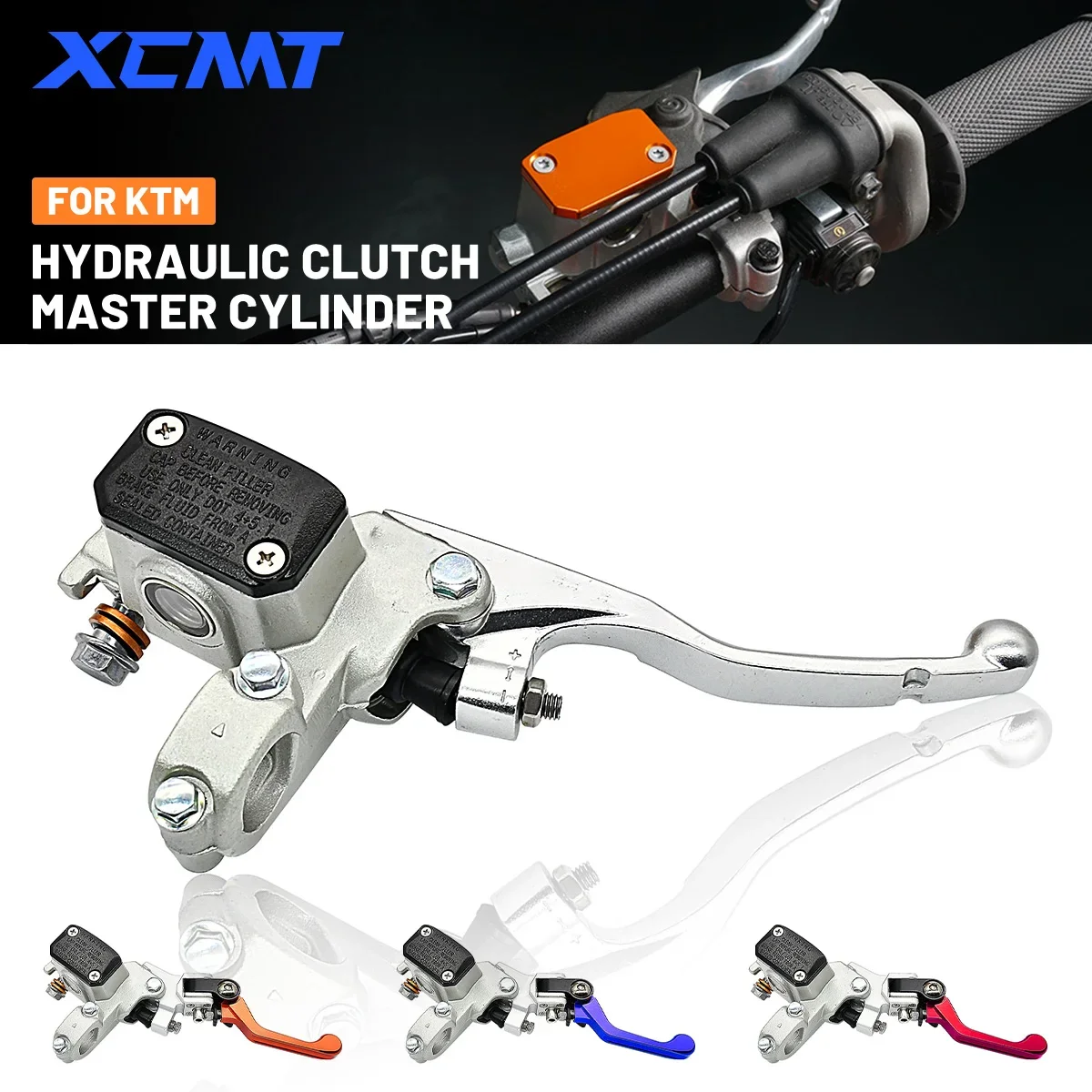 22mm 7/8'' Motocyklowa pompa prawego cylindra hamulcowego CNC Składana dźwignia hamulca do KTM EXC EXC-F SX SX-F XC XC-F XC-W do Husqvarna