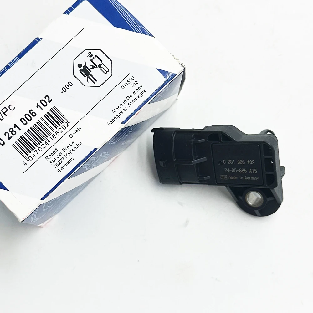 1/5Pcs New Boost Pressure Sensor 0281006102 0281002576 0281002743 55219299 1403945 504073323 504372225 For VOLVO IVECO FIAT SAAB