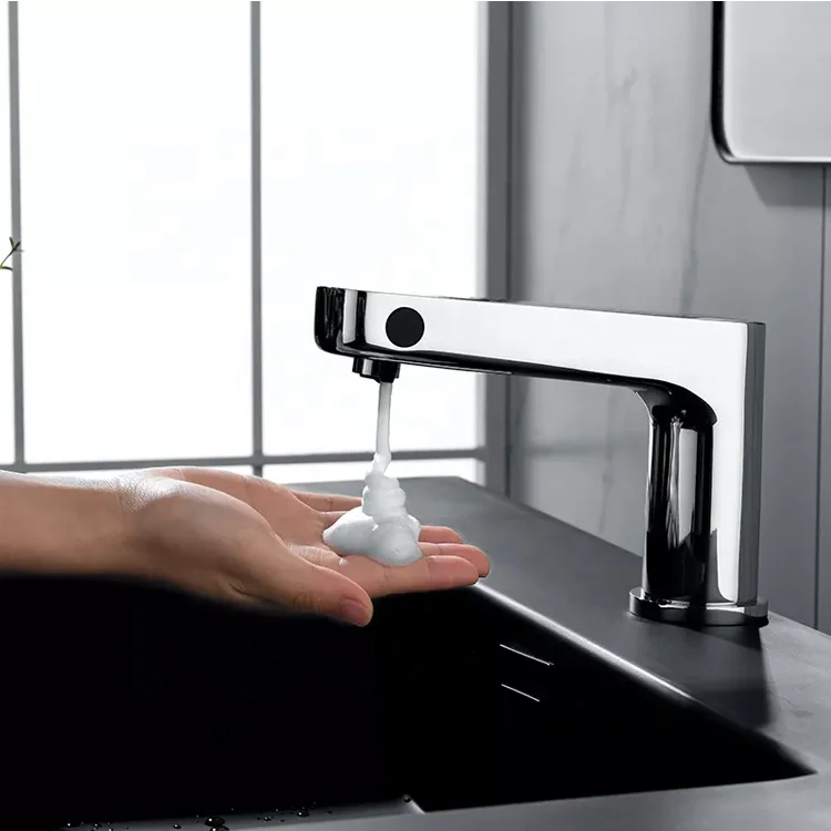 Smart Sensor Automatic Infrared Sink Faucet Bathroom Touchless Bathroom Tap Infrared Sensor Faucet