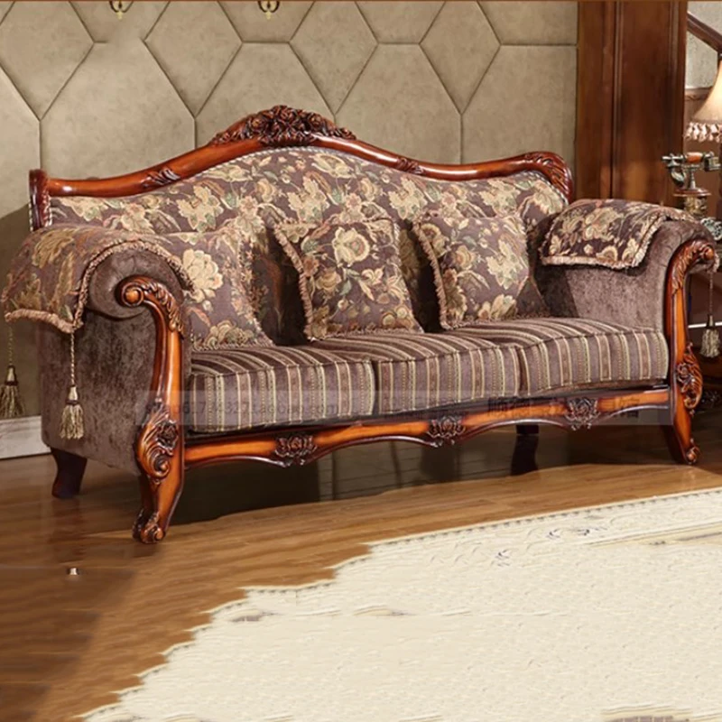 Europejski duży zestaw sof Vintage Puff Lounge Floor Nowoczesny zestaw sof Nordic Luxury Designer Juego De Muebles Para Sala Furniture