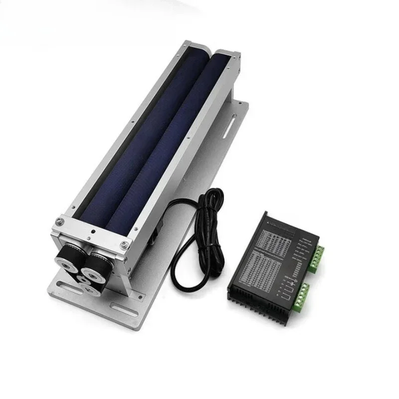 Adhesive rotary table marking machine rotating shaft large roller type rotary engraving machine rotating tooling water wheelbase