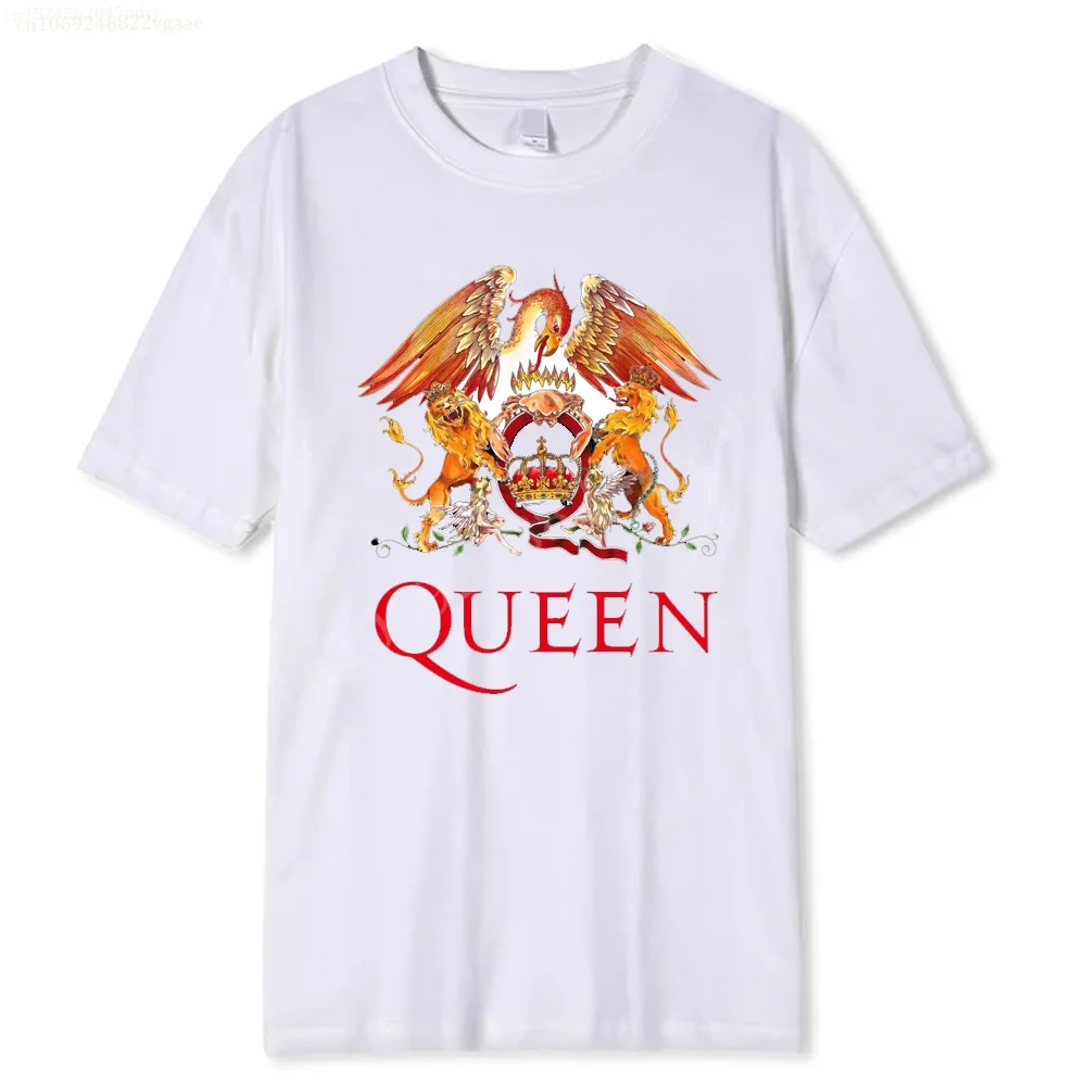 Queen Band T Shirt Men Cotton Women Kids Boys Girls Funny Comic Rock Hip Hop Vintage Retro Cotton Tee Oversized Clothes TOP