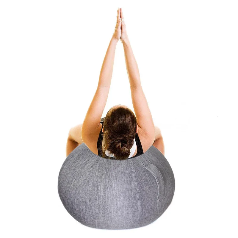 Premium Yoga Ball Protective Cover Gym Workout Balance Ball Cover and Bottom Ring for Yoga Gym Exercise Fitness Accessories