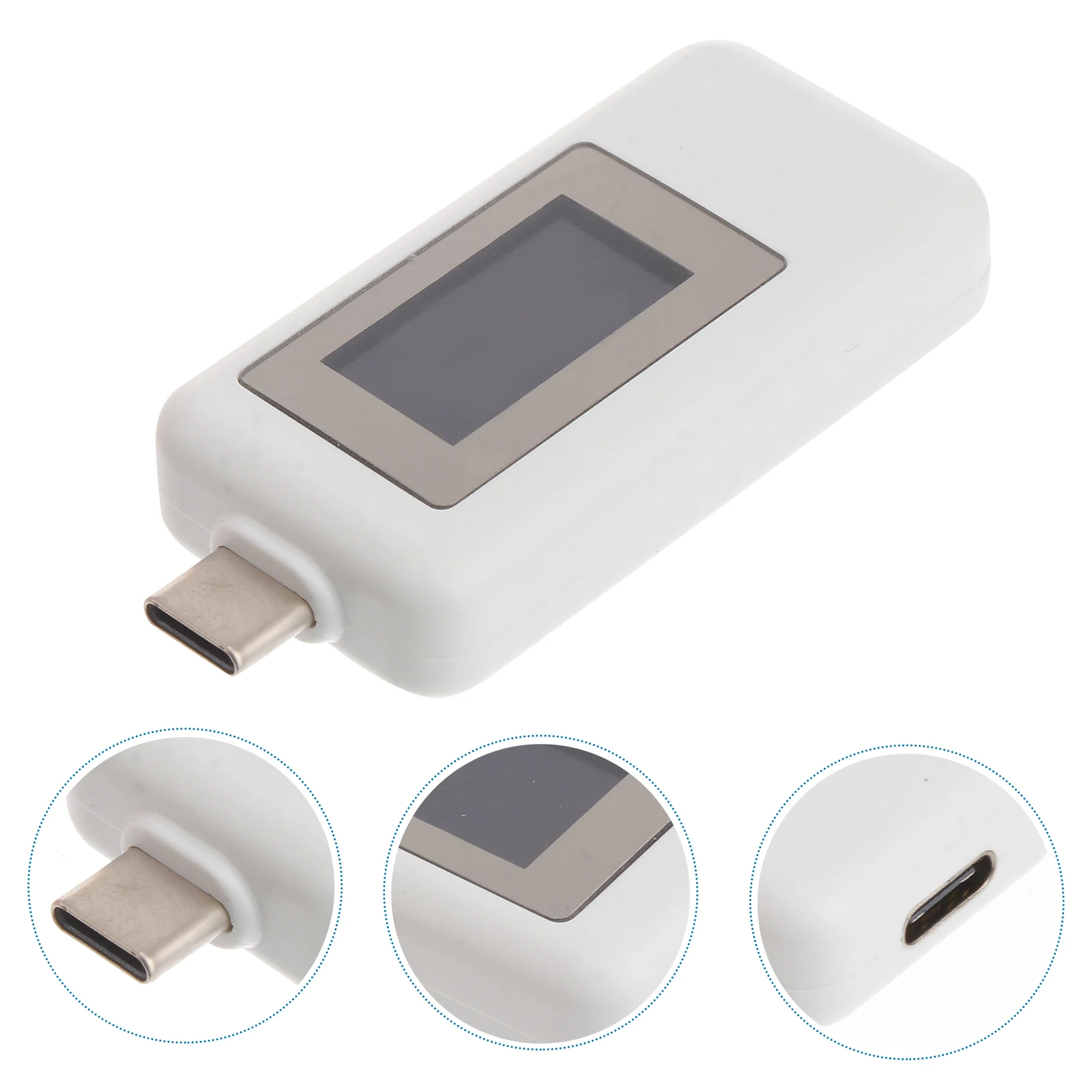 

USB Power Meter Tester High-Class Material Durable Voltage Current Measurement Tool USB Tester Charging Monitor with Screen