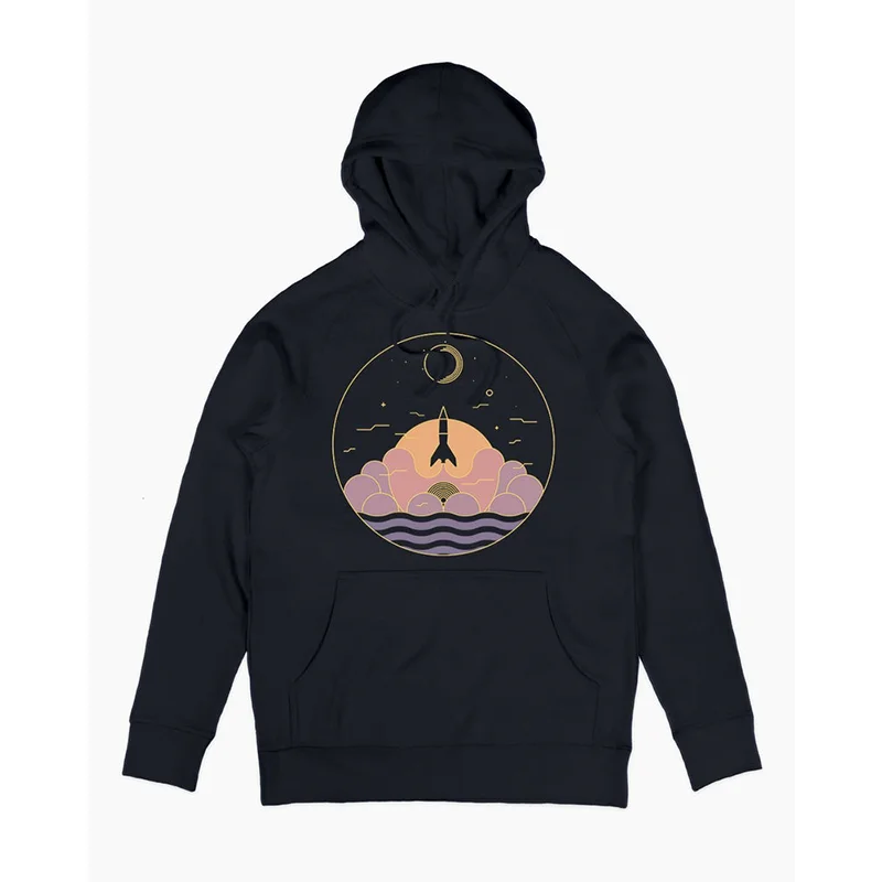 

Винтажная толстовка Mission to Vintage в американском стиле, простой дизайн, хлопковая толстовка, молодежная модная повседневная одежда, осенне-зимняя мода