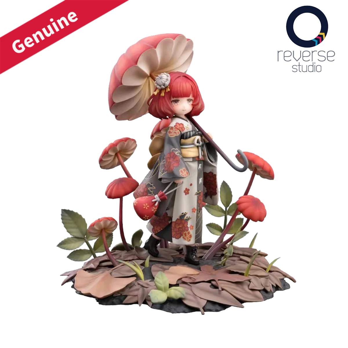 

Original Genuine Reverse Studio Prepainted Mushroom Girls Series (No.6) Marasmius Haematocephalus 1/1 H=235mm Cute Model Figure