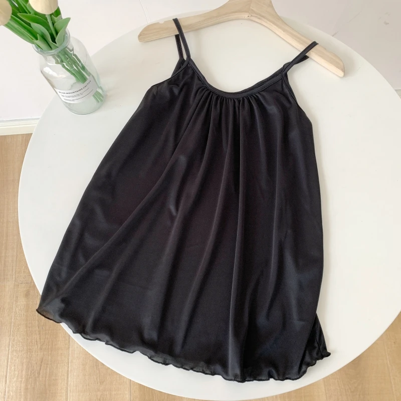 Modal Casual Svel Weste frauen Sommer Oberbekleidung Dünne Große Größe T-shirt Nachthemd Innen Tragen Reine Farbe Vielseitig Sle