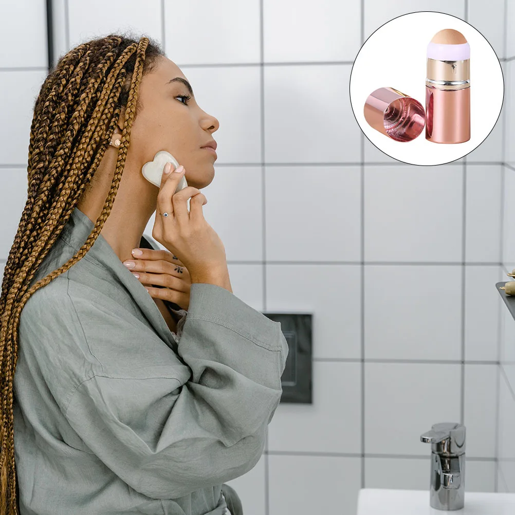 ماص الزيت الحجر البركاني العناية ببشرة الوجه الأسطوانة قابلة لإعادة الاستخدام مدلك الوجه المنزل مكتب استخدام السيطرة على النفط أداة بشرة الوجه للجنسين