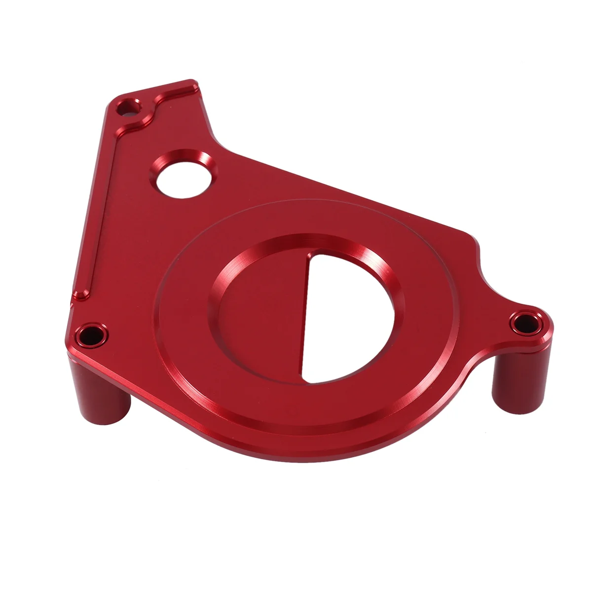 Motorcycle Chain Protector Decorative Cover Front Sprocket Guard Cover for Monkey 125 CT125 HUNTER (Red)