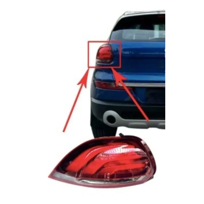 

1pc Left Right Rear Taillight Fog Lamp Assembly for Qoros 5