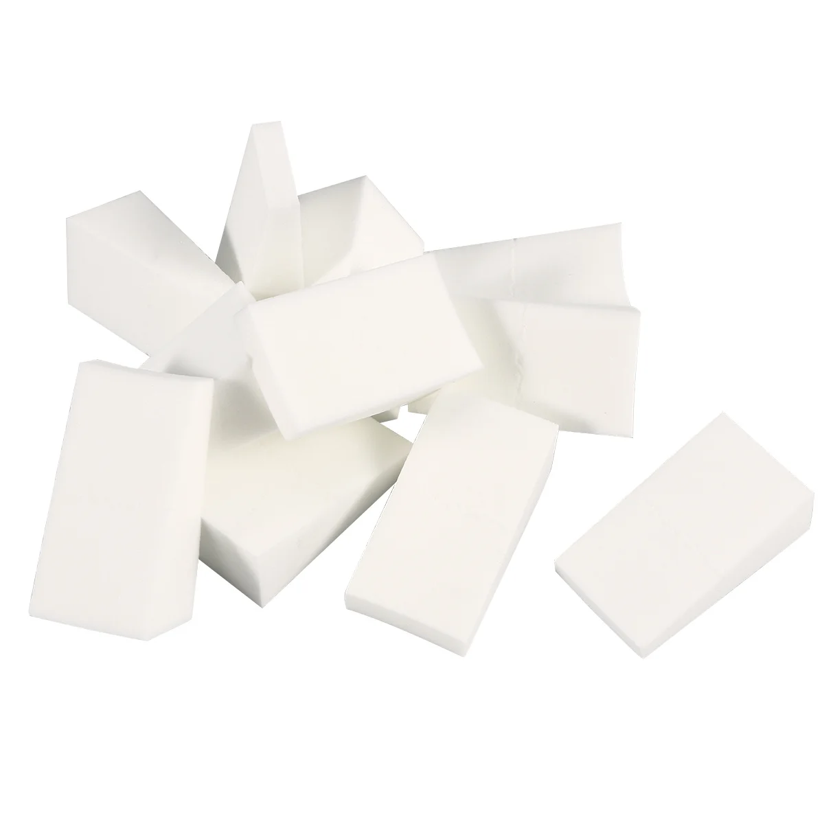 24 Stuks Cosmetica Blush Applicators Zacht Comfortabel Huidaanraking Duurzaam Gebruik Driehoekige Poederdons Driehoek Poederdons