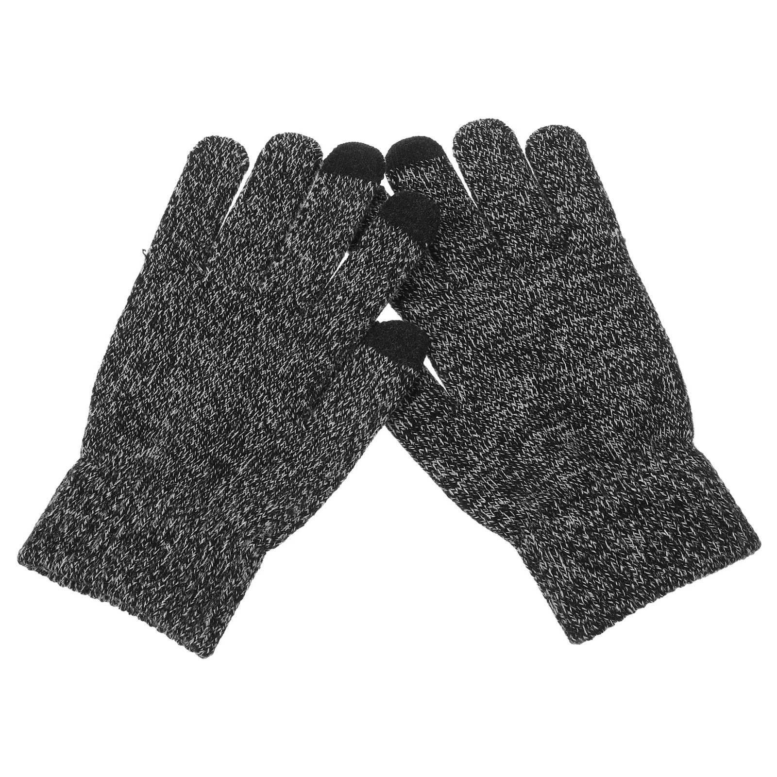 1 par de guantes con pantalla táctil para hombre, cálidos para invierno, ciclismo, esquí, guantes para hombre al aire libre con dedos con pantalla táctil, guantes deportivos para hombre