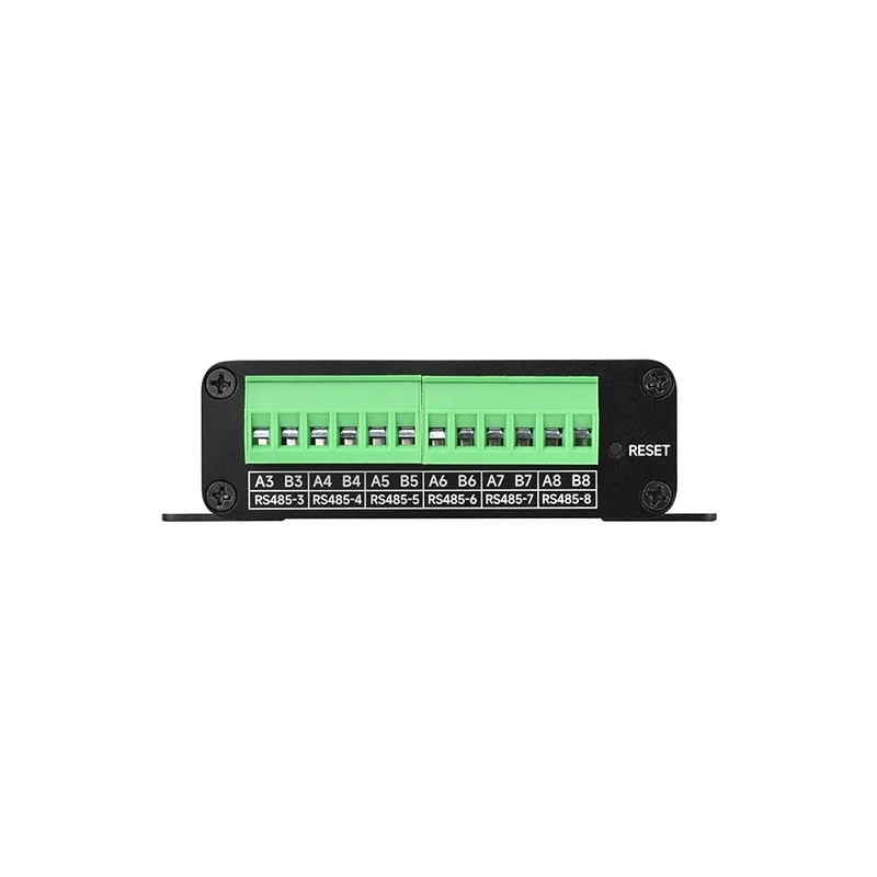 Waveshare 8-Ch RS485 Ke RJ45 Ethernet Serial Server, 8 Saluran RS485 Operasi Independen, Industri Terisolasi Yang Dipasang Di Rel