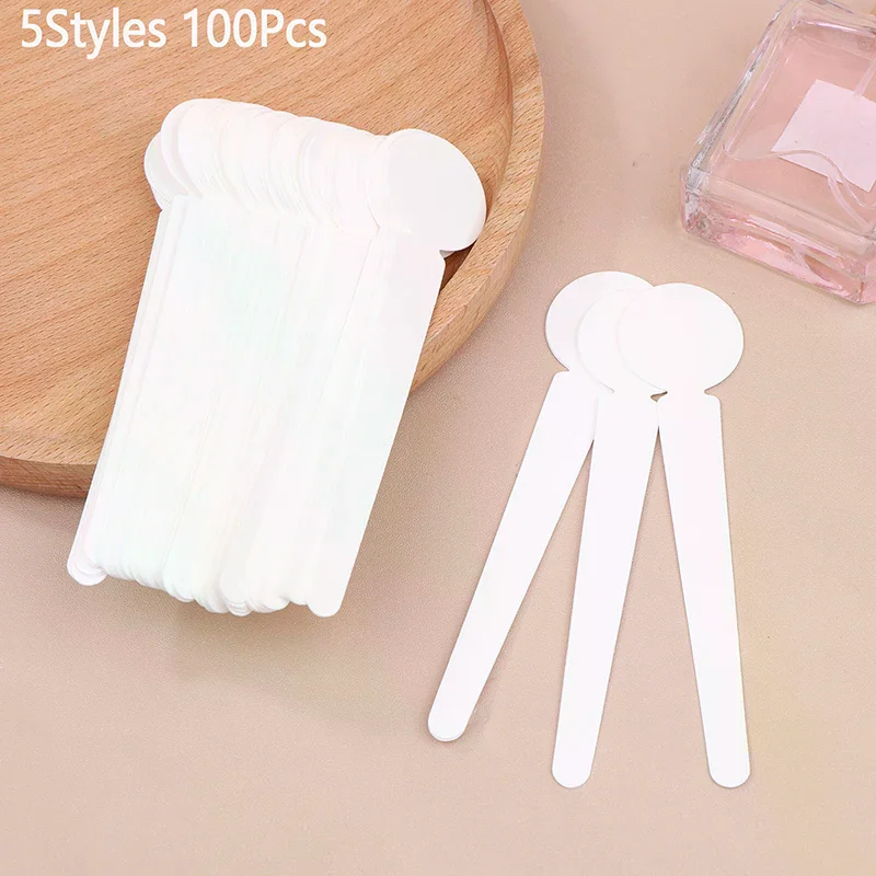 100 Pcs Cotton paper Perfume Essential Oils Test Paper Strips Aromatherapy Fragrance Testing Strip Perfume Test Strips