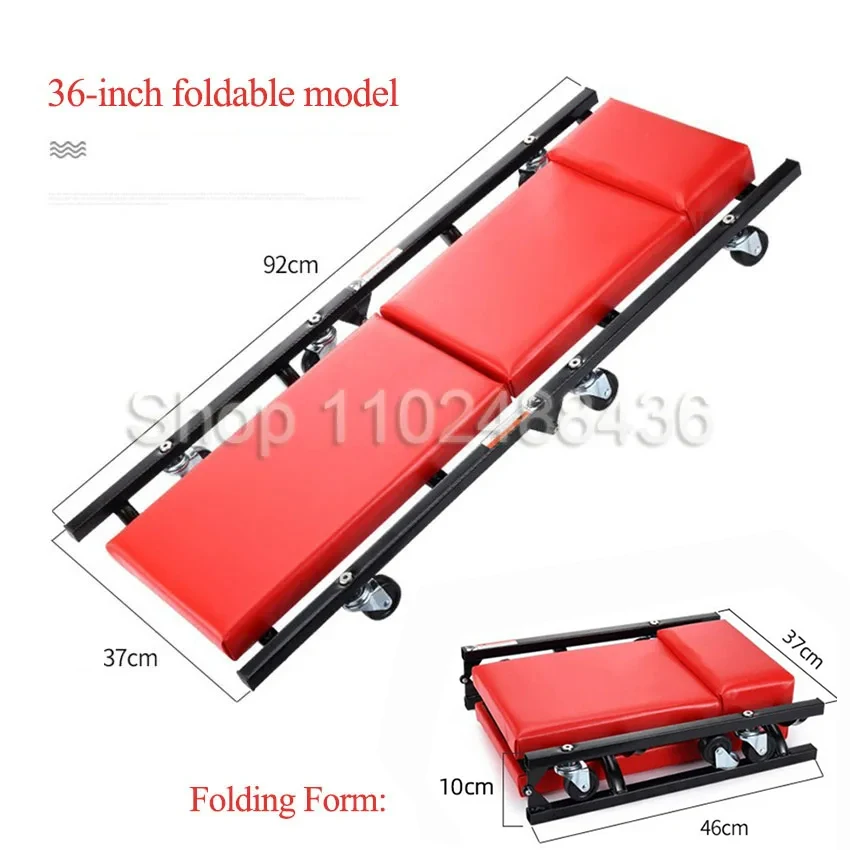 Car Maintenance Deck/Foldable Car Repair Work Stool/Lying Board/Auto Repair Special Tool