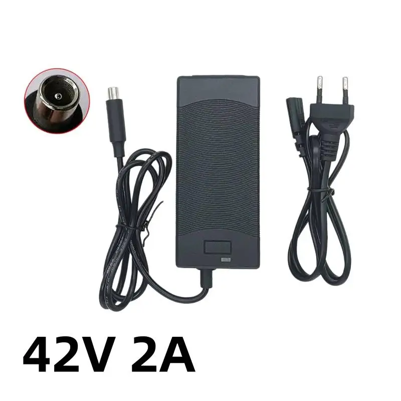 1 Set Universal Charger 42V 2A Battery Charger Adapter For Es1 Es2 Es4 E22 E25 F40 F20 M365 1S Pro Pro2 For Ninebot
