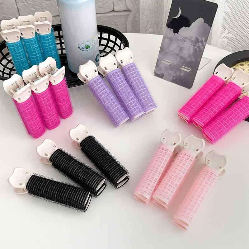 2PCS Natural Hair Root Fluffy Clips Curly Hair Rollers and Culers Bangs Hair Styling Clip Hairs Lazy