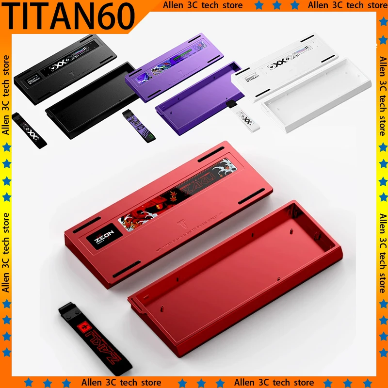 Original Titan Nation Titan60 Mechanical Keyboard Shells Tray Mount For WOOTING MAD60 GH60 Gamer PC Gaming Keyboards