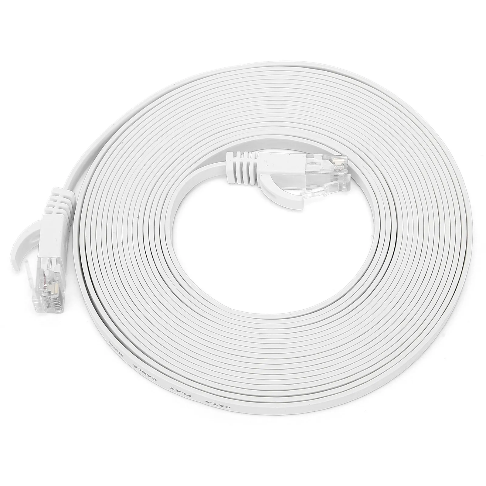 Ethernet Cable CAT6 Gigabit 8‑Core Twisted Pair Network Jumper Flat Copper Wire Supplies20 Meter