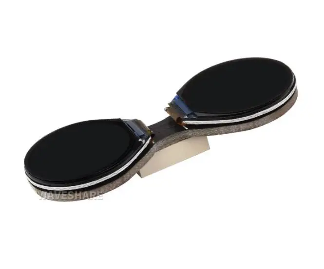 

Модуль круглого ЖК-дисплея Waveshare с двойным глазом, 0,71 дюйма, разрешение 160 × 160, интерфейс SPI, 65 тыс. цветов