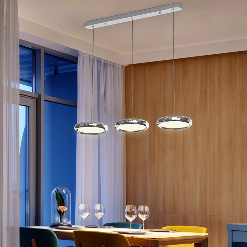 Imagem -05 - Modern Home Dining Room Pendant Lights Iluminação Interior Lâmpada do Teto Pendurado Luz Lustre Decorativo