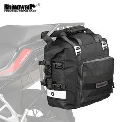 Rhinowalk Motorcycle Side Bag 20L Universal Motorcycle Saddle Bag Riding Travel Motorbike Luggage Box