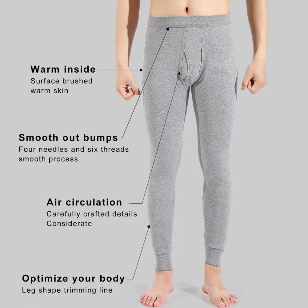 Popular Stretchy Leggings Underwear Comfortable Crotch Men Leggings Ankle Tied Underwear Pants for Sleeping