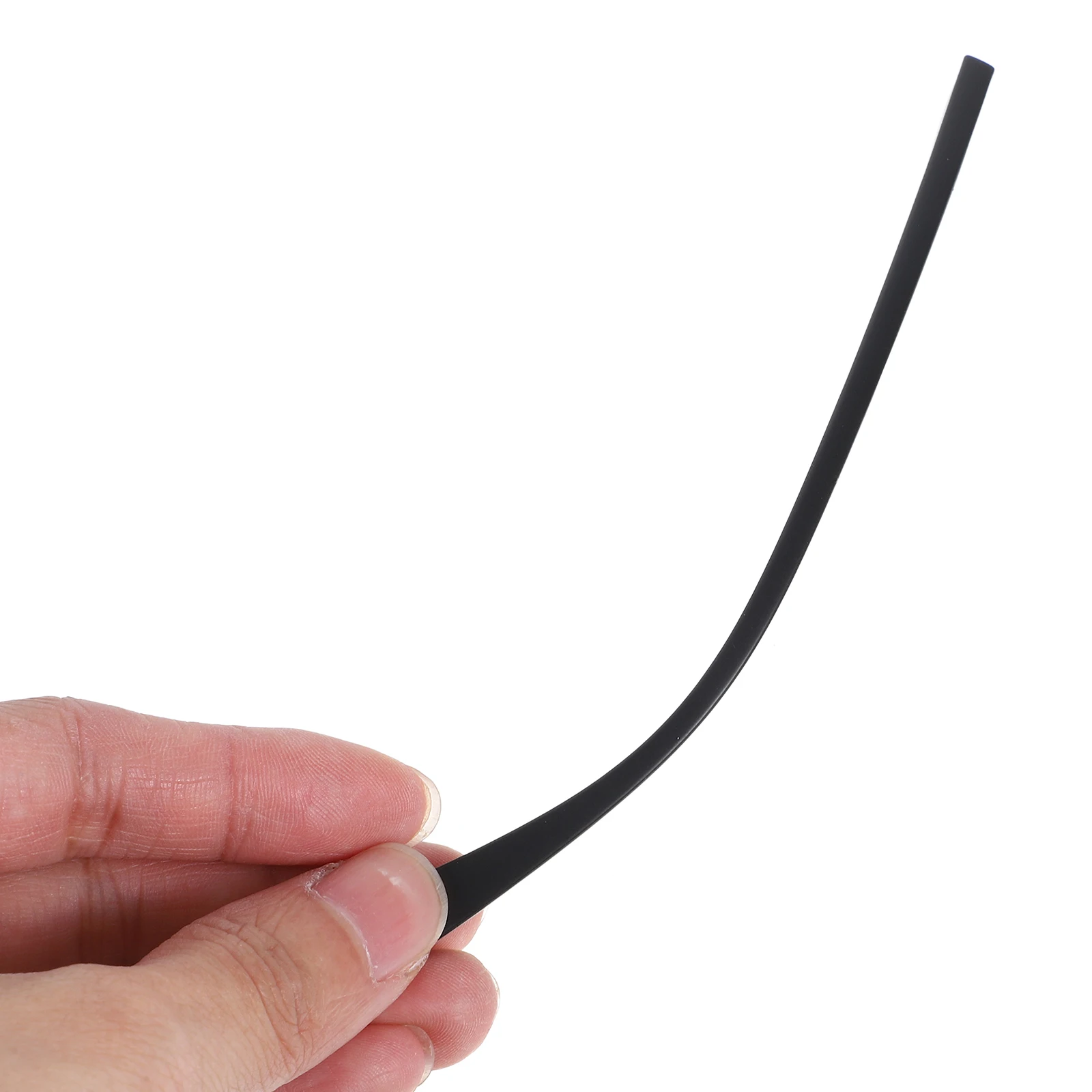 

1 Pair Black Flat Tooth Eyeglasses Legs Lightweight Comfortable Nonslip Design Suitable Most Glasses Replacement Arms