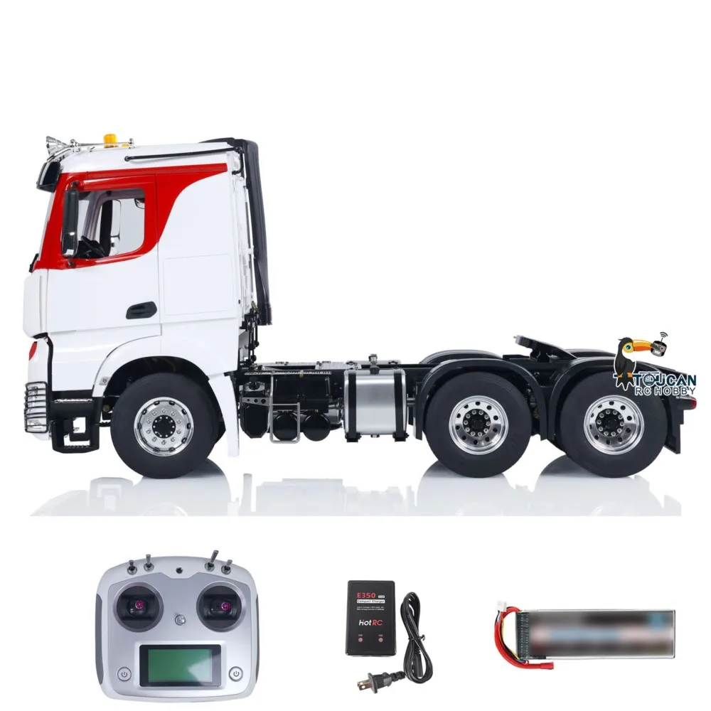 รถบรรทุกของเล่นบังคับวิทยุ LESU 6x6 รุ่น 1/14 โครงโลหะ พร้อมส่ง รับสั่งทำสี แต่งเสร็จแล้ว มีไฟ เสียง ควัน ของเล่นเด็กผู้ชาย