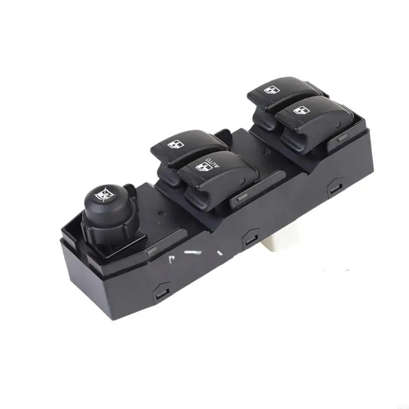Driver Door Control Panel 12V Service Assembly, 96552814 Reference, 4 Button Layout and Mirror Knob for Maintenance Tasks and