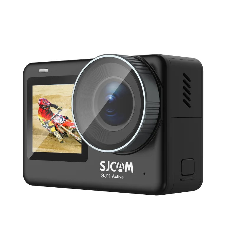 SJCAM Flagship SJ11 Active 4K Metal Body Sports Camera | OIS+EIS Stabilization | 98FT Waterproof | Dual Screen