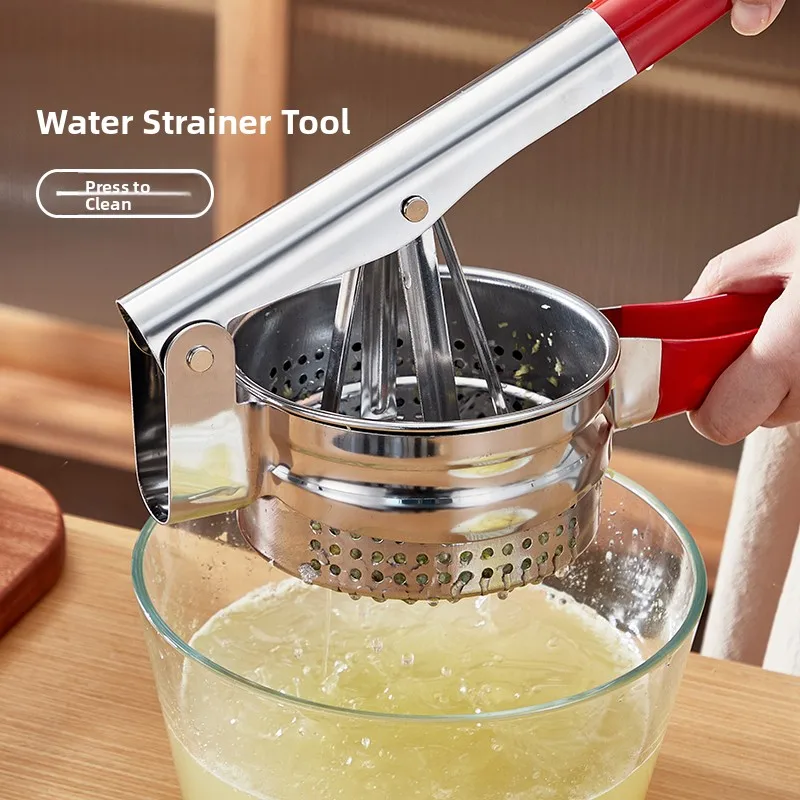 

Коммерческая соковыжималка для овощей из нержавеющей стали, экструдер воды, многофункциональный кухонный инструмент для наполнения пельменей и жареных шахта...