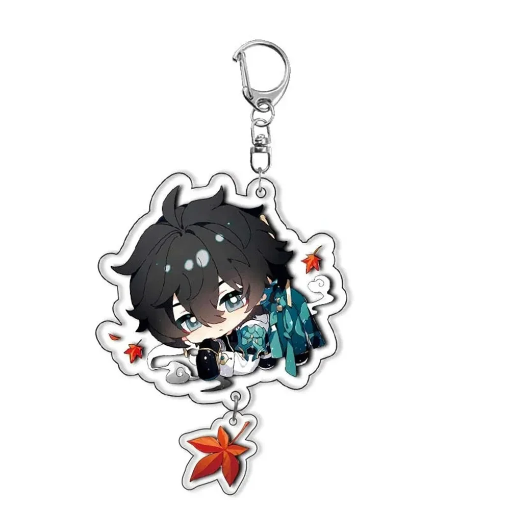 Q Versie Anime Honkai Star Rail Sleutelhanger dan Heng Bronya Rand Asta Herta Himeko Figuur Nieuw Spel Acryl Sleutelhanger Chaveio Voor Fan