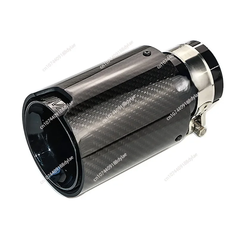 Suitable for BMW 12356 series modified exhaust pipe carbon fiber tail throat M standard stainless steel