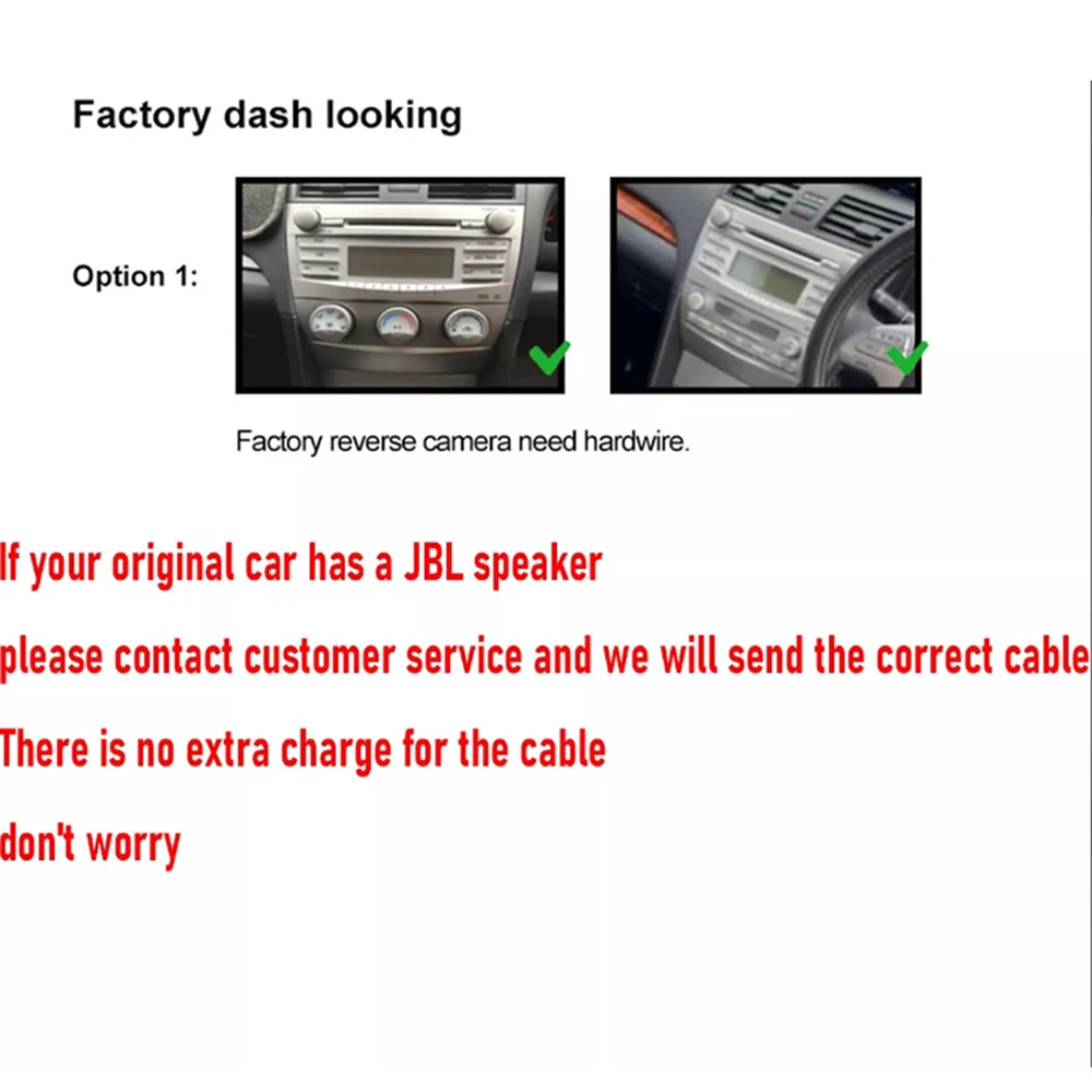 9 ''لتويوتا أوريون 2007-2011 وحدة رأس راديو السيارة نظام تحديد المواقع الوسائط المتعددة Carplay أندرويد 15 نظام الملاحة اللاسلكية الذكي #2