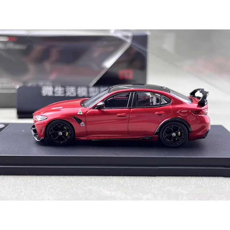 MOTOR GALLERY Diecast 1:64 Alfa GTAM Modello di auto in lega Display statico da collezione Decorazione regalo per le vacanze del ragazzo