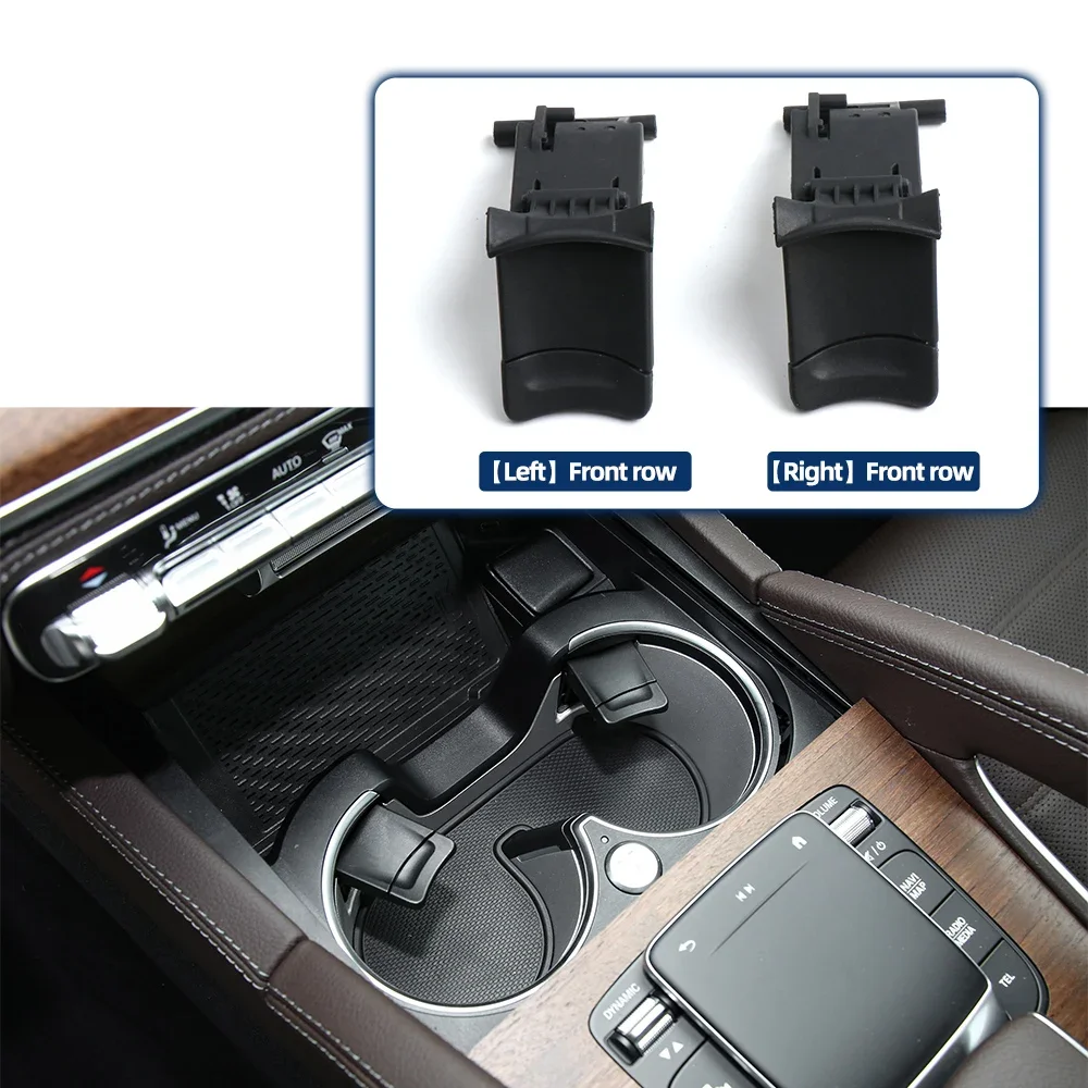 

Front Rear Car Center Console Drink Water Cup Holder Fixed Clip Buckle For Mercedes Benz GLE GLS Class 2020 - 2024 W167