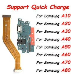 New USB Charging Port Dock Board Connector Main FPC Motherboard Flex Cable For Samsung A10 A20 A30 A50 A70 A10S A20S With Micro