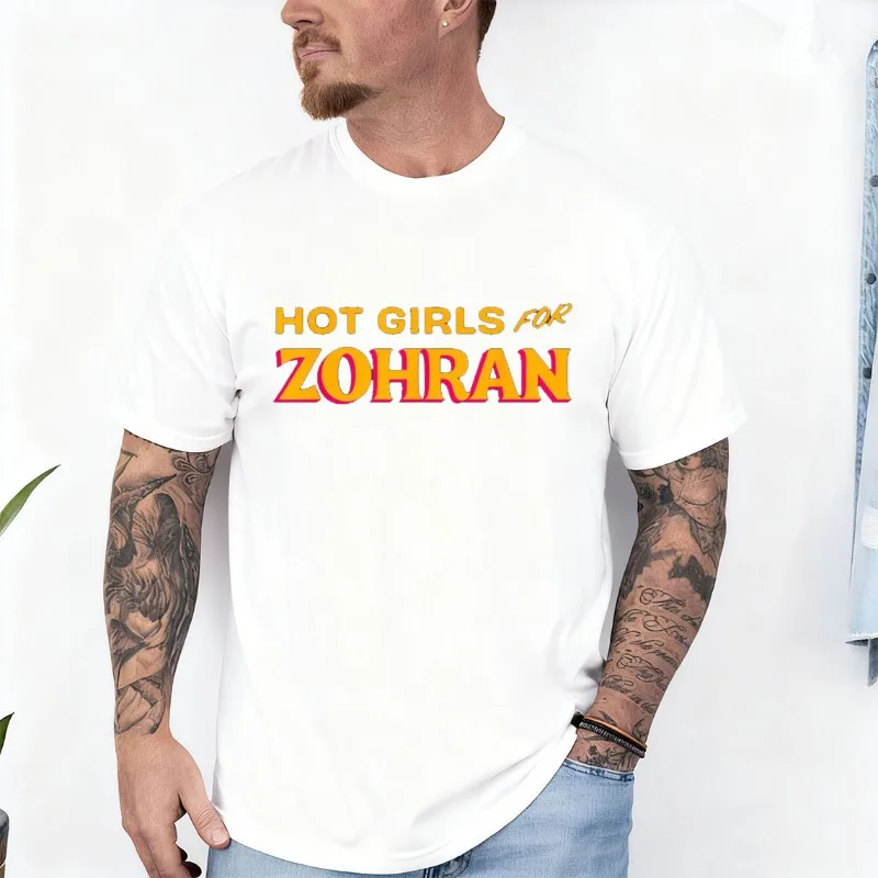 

Hot for Zohran Mamdani Zohran for NYC Mayor Unisex Inspired T-Shirt Fan Gift NEW Crew Neck Short Sleeve Casual Tee Y2k Top 2025