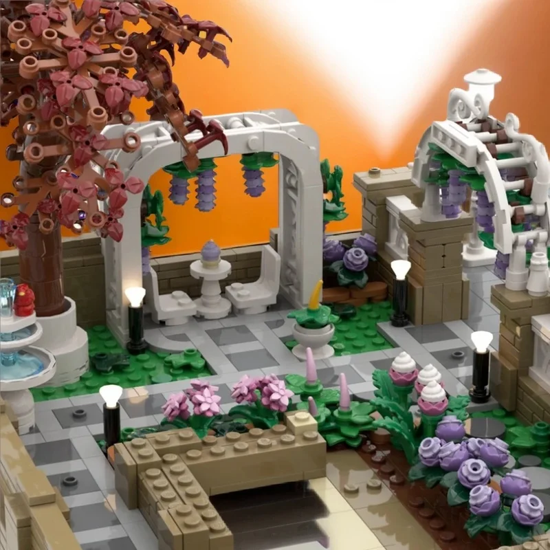 1187pcs MOC Modular Buildings The Botanical Garden - Modular Expansion Model Building Blocks Christmas Gift Education Creative