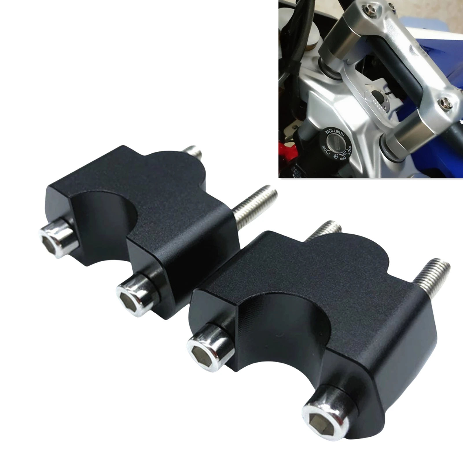 

Motorcycle Handlebar Handle Bar Risers Clamp Adapter For BMW G310GS G310R 2016-2020