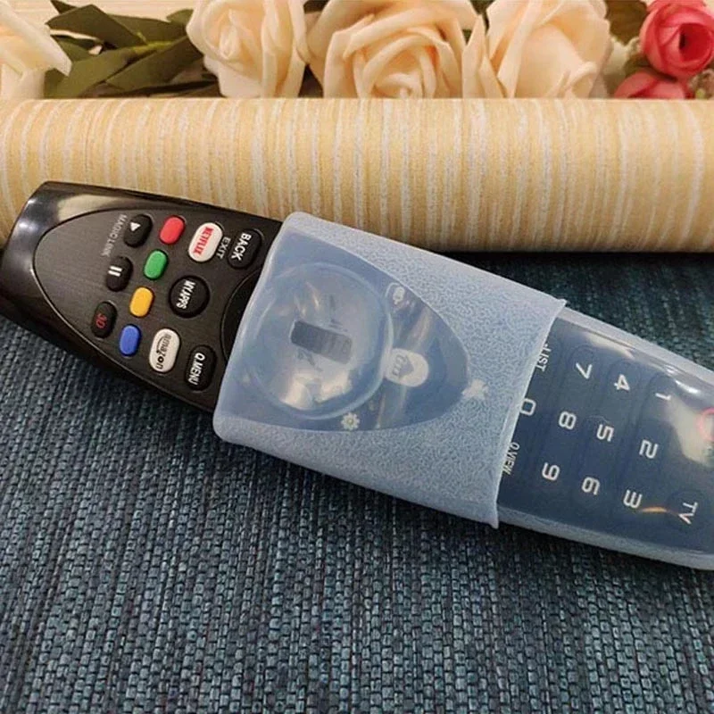 Transparent Silicone Case For LG Dynamic TV Remote Control Protective Cover AN-MR600/650 Thicken Anti-fall Shockproof Sleeve