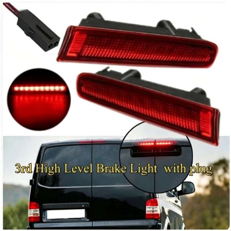 High Level Third Rear Brake Light Plug L/R Brake Lamp Center Brake Lamp Barn Door For VW Transporter T5 T6 Caravelle Multivan